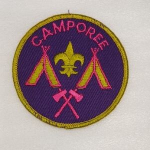 Vintage Sew on Patch: Boy Scouts of America Camporee Patch